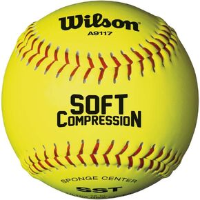Wilson A9117 Soft Compression Softball (12-Pack)