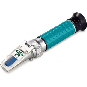 مقياس انكسار محمول باليد Vee Gee Scientific SX-1، مع مقياس كلوريد الصوديوم، 0-10%، دقة +/-0.1%، دقة 0.1% in Kuwait