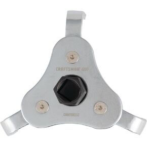 CRAFTSMAN Oil Filter Wrench, Automotive, 3-Jaw (CMMT98352), Red
