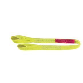 Liftall EE1801DTX4 Polyester Web Eye and Eye Sling, Twisted Eye, 1-ply, 1" x 4'