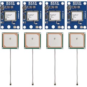 Coliao 4pcs GY-NEO6MV2 NEO-6M GPS Module NEO6MV2 with Flight Control EEPROM MWC APM2.5 Large Antenna for Arduino EEPROM APM 2.5
