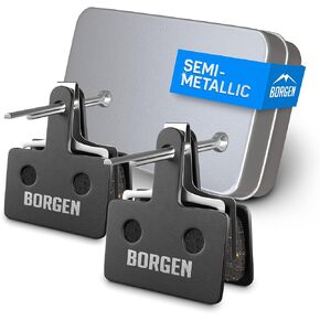 Borgen 2 Pairs Bike Brake Pads, Bicycle Brake Pads Compatible with Shimano B01S Bicycle Brakes Pads Suitable for Deore, Altus, Alivio, Acera, BR-M-Models