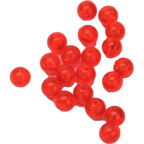 Eagle Claw A8BEAD20R Plastic Beads, 8 mm, Red, 20 Piece