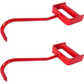 VIRTIONZ 11' Red Hay Hook Replaces Speeco 47010500 Feeders Fonts Troughs Farm (11' 2 Pack)