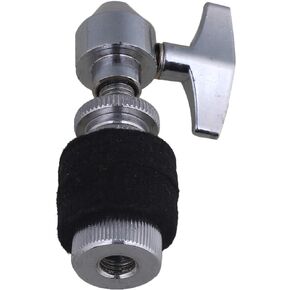 Mxfans 80x20mm Silver High Hat Clutch for Hi-Hat Cymbal Stand Drum Set Accessory