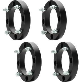 ILONPA 4x156 ATV Wheel Spacers w/131mm Bore for2013-2017 Polaris Ranger XP 900 EPS, 2015-2017 RZR 900 EPS Trail, 2014-2017 RZR XP 1000 EPS, 12x1.5 Studs 1.5 inch (38.1mm) Wheel Adapters, Set of 4
