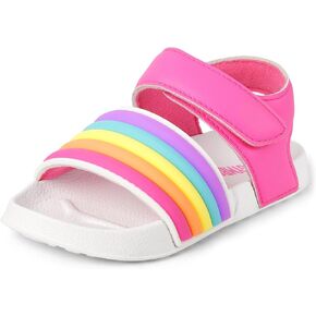 Gymboree Unisex-Child and Toddler Girls Slides with Backstrap Slipper