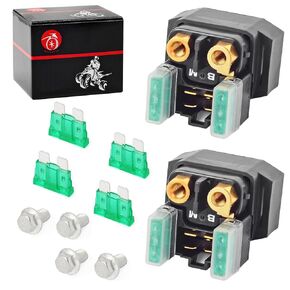 MOTO1988 2PS Solenoid Starter Relay for Yamaha Grizzly Kodiak Raptor YFM 350 400 450 660 Big Bear 250 400 4SV-81940-12-00 4XE-81940-12-00