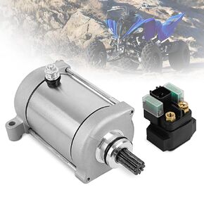 محرك بدء EvTok مع مرحل مناسب لـ Yamaha Raptor YFM700 2006-2021، Grizzly YFM700 2007-2008 ATV، استبدال 1S3-81890-00-00 410-54147 SMU0503 in Kuwait