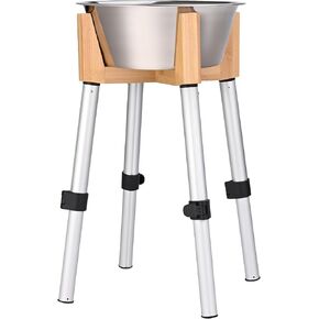URBUDDIES 1.1 Gallon Elevated Dog Bowl for Large Dogs, Adjustable Height