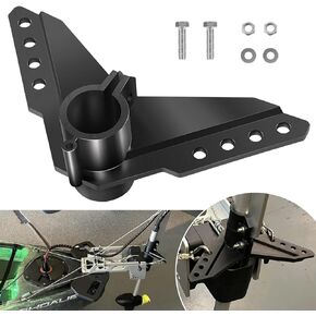 Hihitomorrow Steering Triangle Mounting Bracket Replacement Parts Kit Fit for Newport NK-180S Brushless Kayak Trolling Motors, Black Mounted Steering Bracket