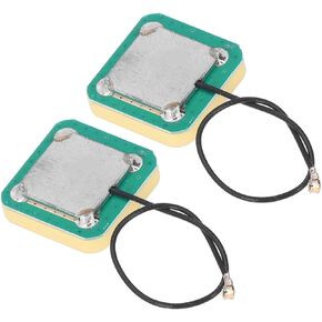 2Pcs 28dB High Gain GPS Active Antenna Ceramic Patch Internal Module Navigation Connector with Cable