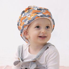 Baby Safety Helmet Head Protector Infant Toddler Headguard Head Protective Cushion Bumper Bonnet Cute Children Soft Adjustable Head Protector Hat Harnesses Cap for Kids Crawling Walking Playing Cap