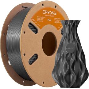 ERYONE PLA Plus Filament 1.75 مم PLA+ خيوط طابعة ثلاثية الأبعاد +/-0.03 مم، 1 كجم (2.2 رطل)/ بكرة، أسود in Kuwait