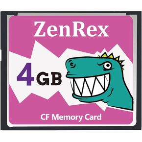 ZenRex 4GB CompactFlash Memory Card CF Card UDMA High Speed for Camere