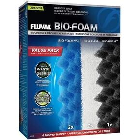 Fluval 206/207 Bio Foam Value Pack, Replacement Aquarium Filter Media