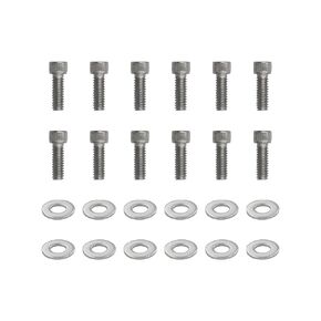 QGHAUC Header Stud Kit Bolts Valve Cover Stainless Steel Compatible for Block Ford 260 289 302 351W 5.0L
