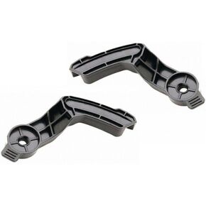 DAT AUTO PARTS Front Left Driver & Right Passenger Side Upper Bumper Cover Support Bracket Pair Replacement for 2013-2015 Nissan Altima Black Smooth NI1042121 NI1043121 622273TA0A 622263TA0A
