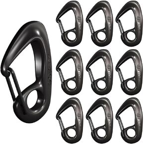 DOKEEP 5PCS 1.57 Inch Carabiner Snap Hooks Zinc Alloy Lightweight Durable Keychain Stylish Multifunctional Mini Spring Hook in Kuwait
