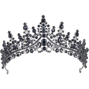 Makone Crowns for Women, Princess Tiaras for Girls, Queen Crown and Tiara for Wedding Birthday Pageant Bridal Prom(Silver)