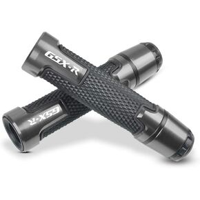 7/8'' 22mm Motorcycle CNC Aluminum Powersports Handlebar Grips with Grip Ends for Suzuki GSXR 125 250 300 600 750 1000