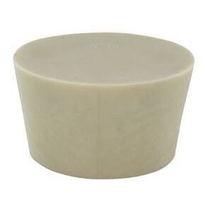 E.C. Kraus HOZQ8-181 Size No.10 Rubber Stopper: Tan / Solid