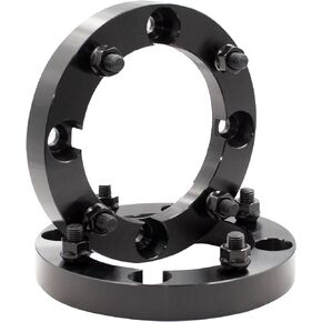 Wheel Accessories Parts 2 Pcs ATV UTV Wheel Spacers 4 on 156mm 4x156mm 1.00" Thick 3/8" Thread Stud 130mm Hub Fits Arctic Cat | Polaris | Textron