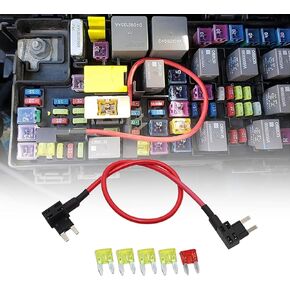 FZJDSD TIPM Repair Fuel Pump Relay Bypass Cable Compatible with Dodge Ram 1500 2500 3500 Compatible with Chrysler Jeep Grand Wrangler Liberty Compatible with VW Routan Replace CBWPR091AA