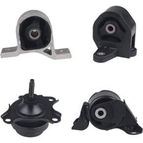 JDMON Compatible with 4Pcs Engine Motor Mount Honda Civic 1.7L Automatic Trans 2001 -2005 Compatible with A4511 A6588 A6591 A6595