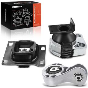 A-Premium 3PCS Engine Motor Mount Transmission Mount and Torque Strut Mount Set Compatible with Ford Focus 2008 2009 2010 2011 L4 2.0L, Replace# 8S4Z6068A, 5S4Z6038AA