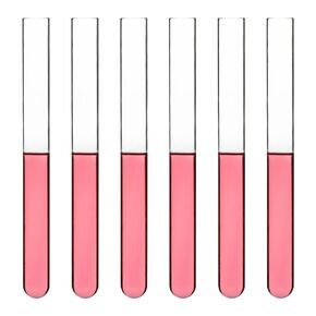 XCD Glass Test Tubes (20 Pack), Transparent Test Tubes Borosilicate Glass Round Bottom Test Tubes for Laboratory Cylindrical Tubes, 20 mm O.D. x 200 mm Length