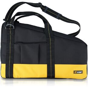 KUNN Shoulder Framing Nailer Bag with Dual Lockable Zipper,Extra pockets for Hitachi NR83A,NuMax SFR2190