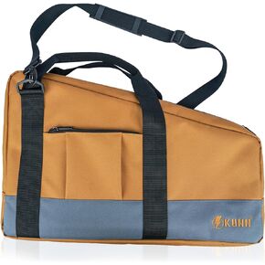 KUNN Shoulder Framing Nailer Bag with Dual Lockable Zipper,Extra pockets for Hitachi NR83A,NuMax SFR2190