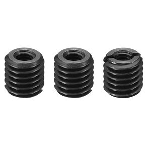 PATIKIL Grade 8.8 Carbon Steel Threaded Repair Insert Nut, 3pcs M8x1.25 Female to M12x1.75 Male Screw Sleeve Inserts Reducing Adapter Reducer 30mm