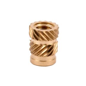 E-Z LOK Threaded Insert for Plastic Straight Flush Brass Thread Inserts 6-32 Pack of 100