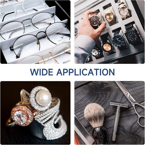 منظف ​​سجل الفينيل التلقائي بالموجات فوق الصوتية من CREWORKS مع التحكم في مقبض مؤقت السخان، آلة التجويف الصوتي 1.6 جالون، منظف من الفولاذ المقاوم للصدأ 180 وات 6 لتر لسجلات المجوهرات والساعات، مثبتات النظارات، أطقم الأسنان in Kuwait