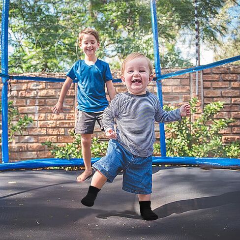 HYCLES Non Slip Toddler Socks 12 Pairs Anti Slip Low Cut Socks for Baby Boys Girls 1-7 Years Kids Ankle Socks with Grip in Kuwait