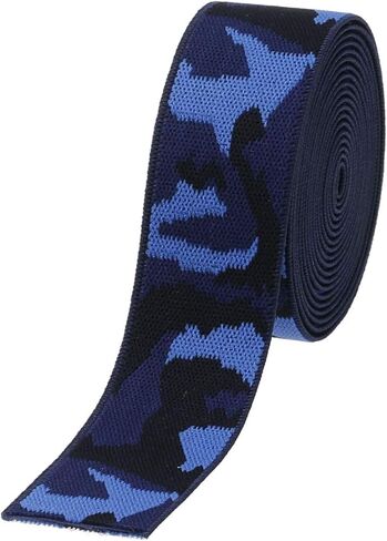 Usew 1.5" Camouflage Elastic,3 Yards (Blue) in Saudi Arabia