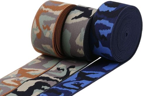 Usew 1.5" Camouflage Elastic,3 Yards (Blue) in Saudi Arabia