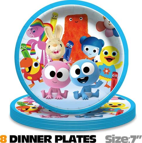 مجموعة أدوات تزيين حفلات أعياد الميلاد من Babyfirst Color Crew لافتة لافتة للأطفال لتزيين الكيك in Kuwait