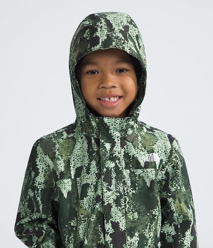 سترة المطر Antora للأطفال من THE NORTH FACE، طباعة مموهة ميستي سيج، 7 in Saudi Arabia
