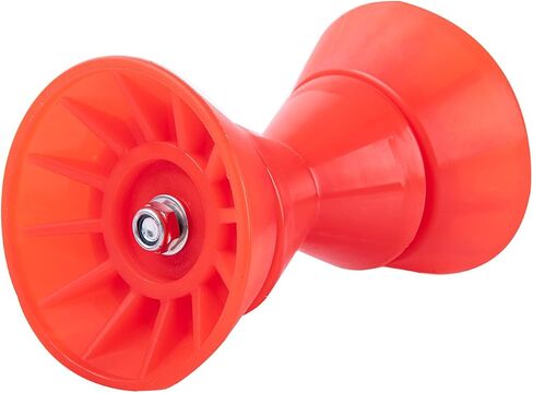 Anglerbasics 4 inch Boat Trailer Roller: Assembly Poly Bow Roller with Spoke fits 1/2" Shaft PU Material Boat Trailer Guides in Saudi Arabia