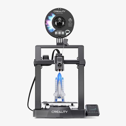 طابعة Creality Ender 3 V3 KE الرسمية ثلاثية الأبعاد، ترقية سرعة الطباعة القصوى 500 مم/ثانية مع مراوح مزدوجة للسكك الحديدية الخطية ذات المحور X والخوارزميات الذكية 60 وات سخان سيراميك مقاس طباعة Hotend 8.66*8.66*9.44 بوصة in Saudi Arabia