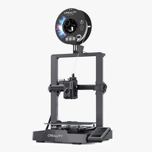 طابعة Creality Ender 3 V3 KE الرسمية ثلاثية الأبعاد، ترقية سرعة الطباعة القصوى 500 مم/ثانية مع مراوح مزدوجة للسكك الحديدية الخطية ذات المحور X والخوارزميات الذكية 60 وات سخان سيراميك مقاس طباعة Hotend 8.66*8.66*9.44 بوصة in Saudi Arabia