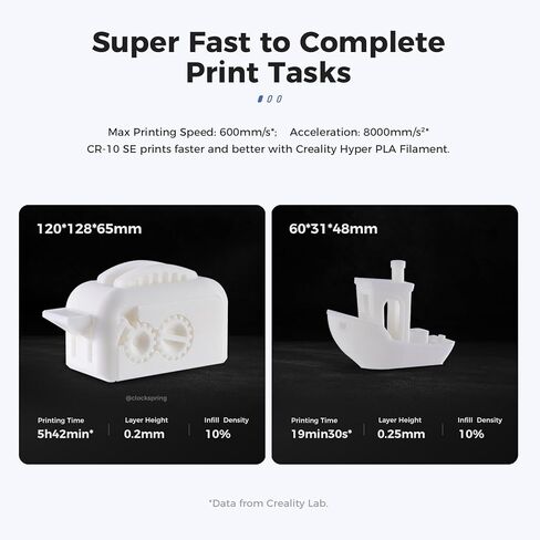 Creality CR 10 SE 3D Printer with Removable Bed and Auto Leveling, Effective Model Cooling Fan and Sprite Direct Extrusion, 600mm/s High-Speed Printing in Saudi Arabia
