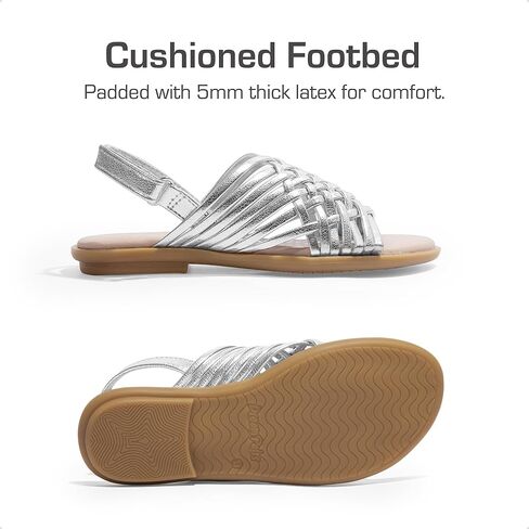 DREAM PAIRS Girls Sandals Gladiator Braided Flat Open Toe Summer Sandals in Kuwait