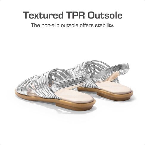 DREAM PAIRS Girls Sandals Gladiator Braided Flat Open Toe Summer Sandals in Kuwait