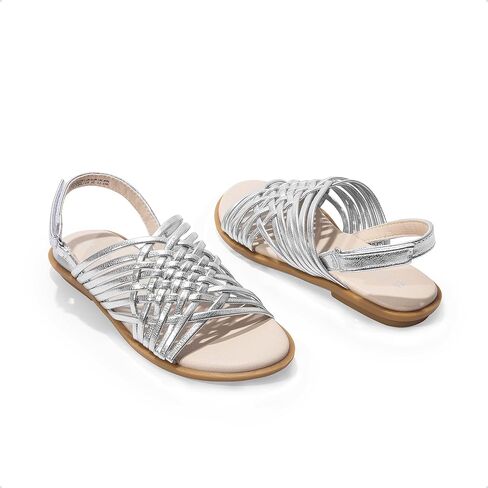 DREAM PAIRS Girls Sandals Gladiator Braided Flat Open Toe Summer Sandals in Kuwait