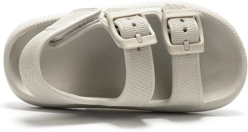 FUNKYMONKEY Pillow Slippers for Boys and Girls Adjustable Double Buckle Unisex-Child EVA Flat Sandals in Saudi Arabia