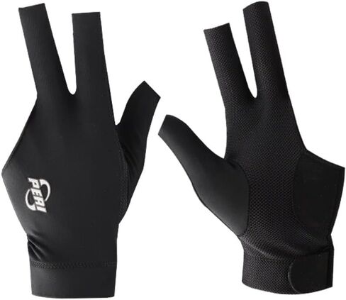 CRICAL PERI Gloves Three Fingers Gloves Lycra Thick Fabric Non-Slip Professional Pool Glove Snooker Glove Billiard Accessories in Saudi Arabia